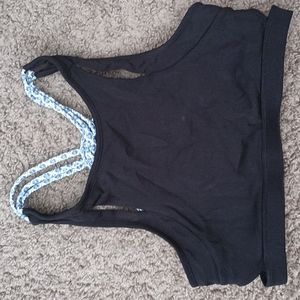 Cute strappy sports bra